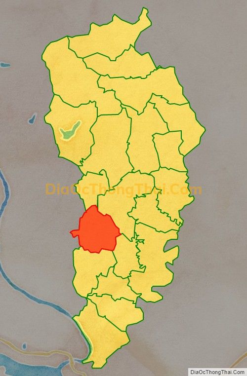 Bản đồ vị trí và địa giới hành chính Xã Xuân Lôi, huyện Lập Thạch