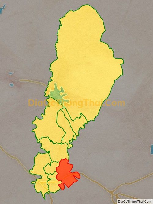 Bản đồ vị trí và địa giới hành chính Phường Phúc Thắng, thành phố Phúc Yên
