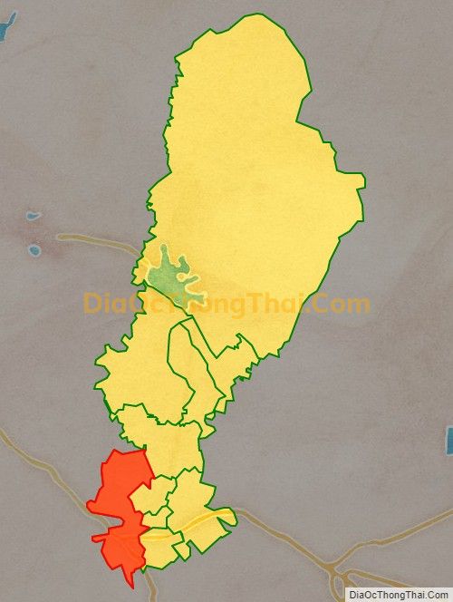 Bản đồ vị trí và địa giới hành chính Phường Tiền Châu, TP Phúc Yên