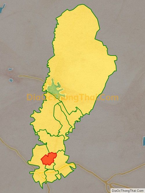 Bản đồ vị trí và địa giới hành chính Phường Trưng Nhị, thành phố Phúc Yên