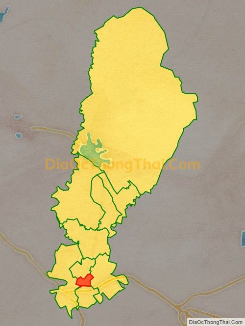 Bản đồ vị trí và địa giới hành chính Phường Trưng Trắc, TP Phúc Yên