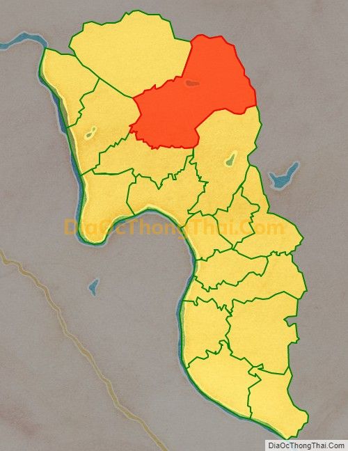 Bản đồ vị trí và địa giới hành chính Xã Lãng Công, huyện Sông Lô