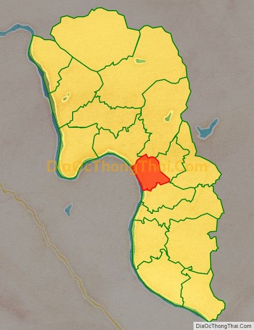 Bản đồ vị trí và địa giới hành chính Thị trấn Tam Sơn, huyện Sông Lô
