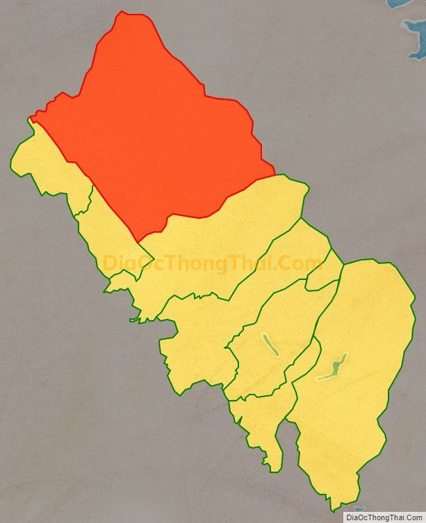 Bản đồ vị trí và địa giới hành chính Xã Đạo Trù, huyện Tam Đảo