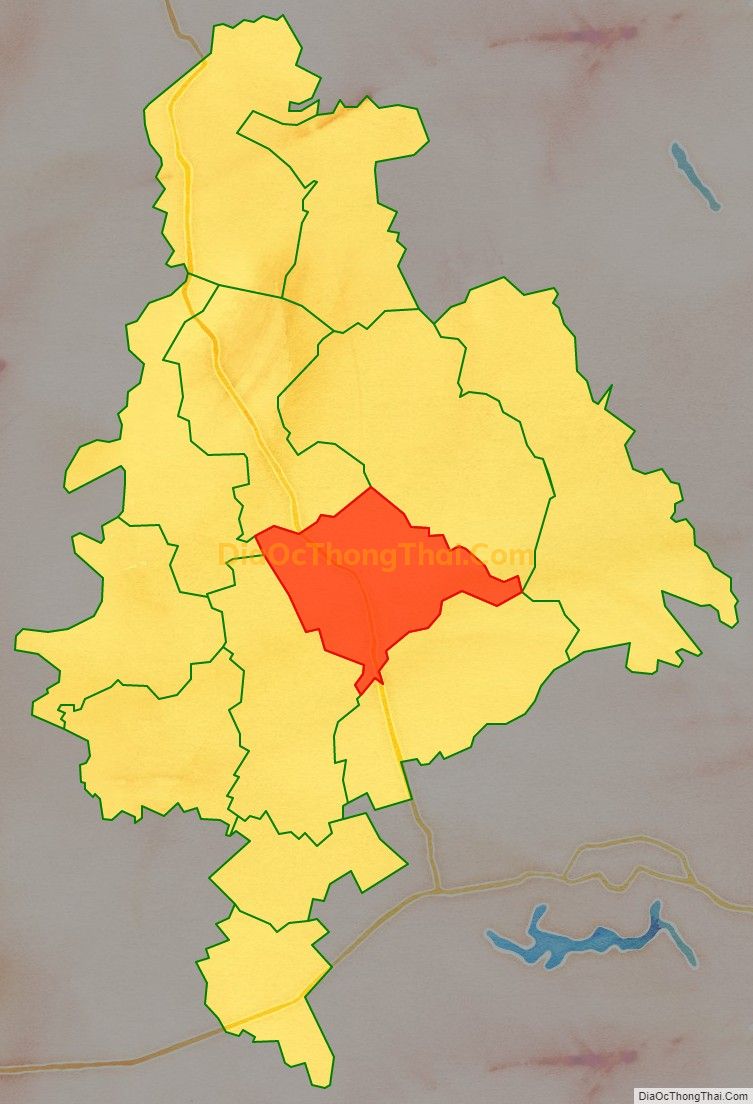 Bản đồ vị trí và địa giới hành chính Xã Đạo Tú, huyện Tam Dương
