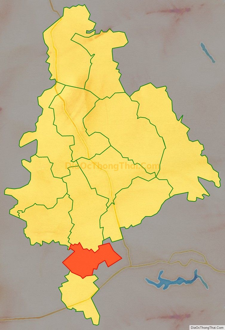 Bản đồ vị trí và địa giới hành chính Xã Vân Hội, huyện Tam Dương
