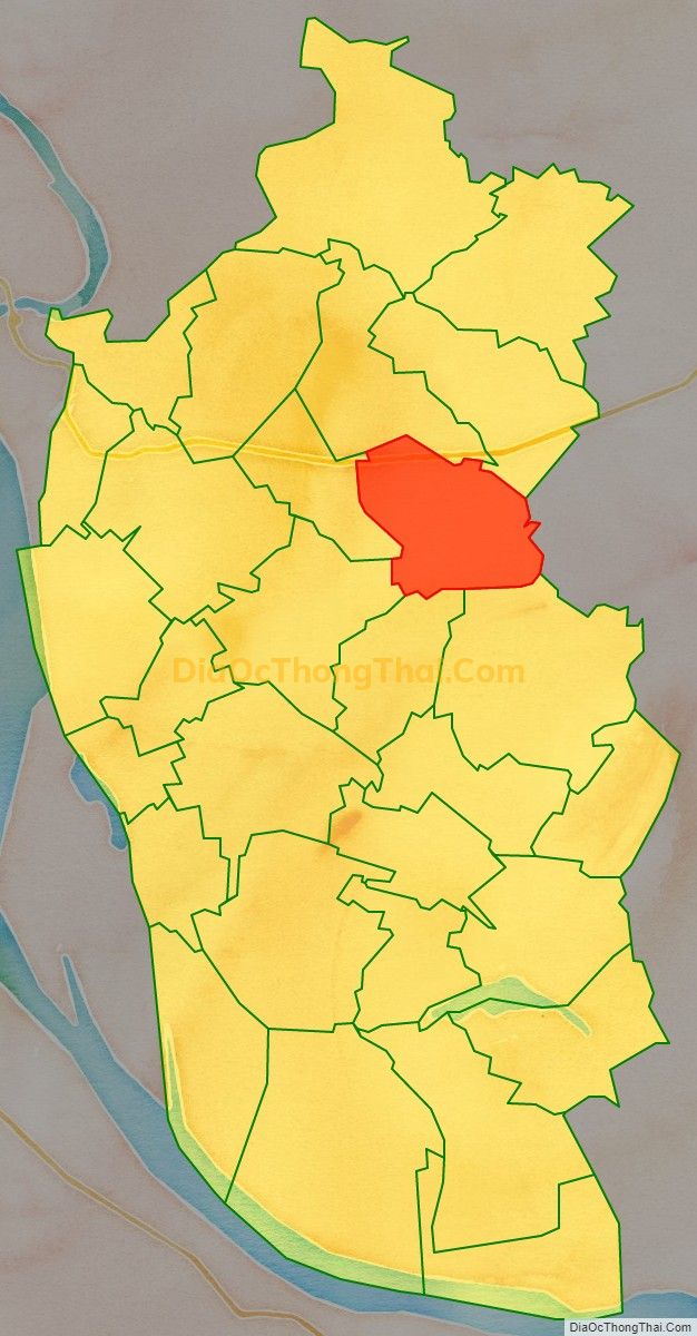 Bản đồ vị trí và địa giới hành chính Xã Đại Đồng, huyện Vĩnh Tường