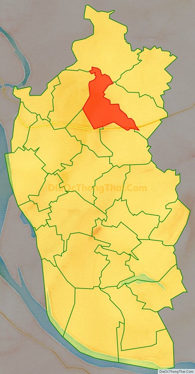 Bản đồ vị trí và địa giới hành chính Xã Nghĩa Hưng, huyện Vĩnh Tường