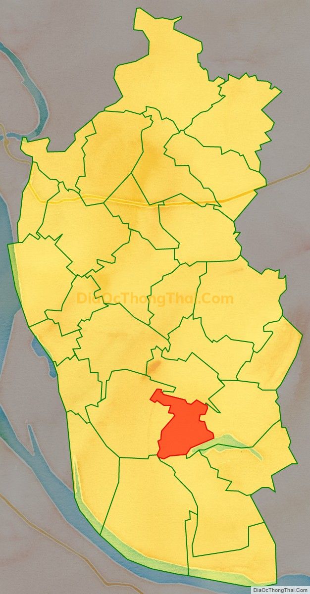 Bản đồ vị trí và địa giới hành chính Xã Tam Phúc, huyện Vĩnh Tường