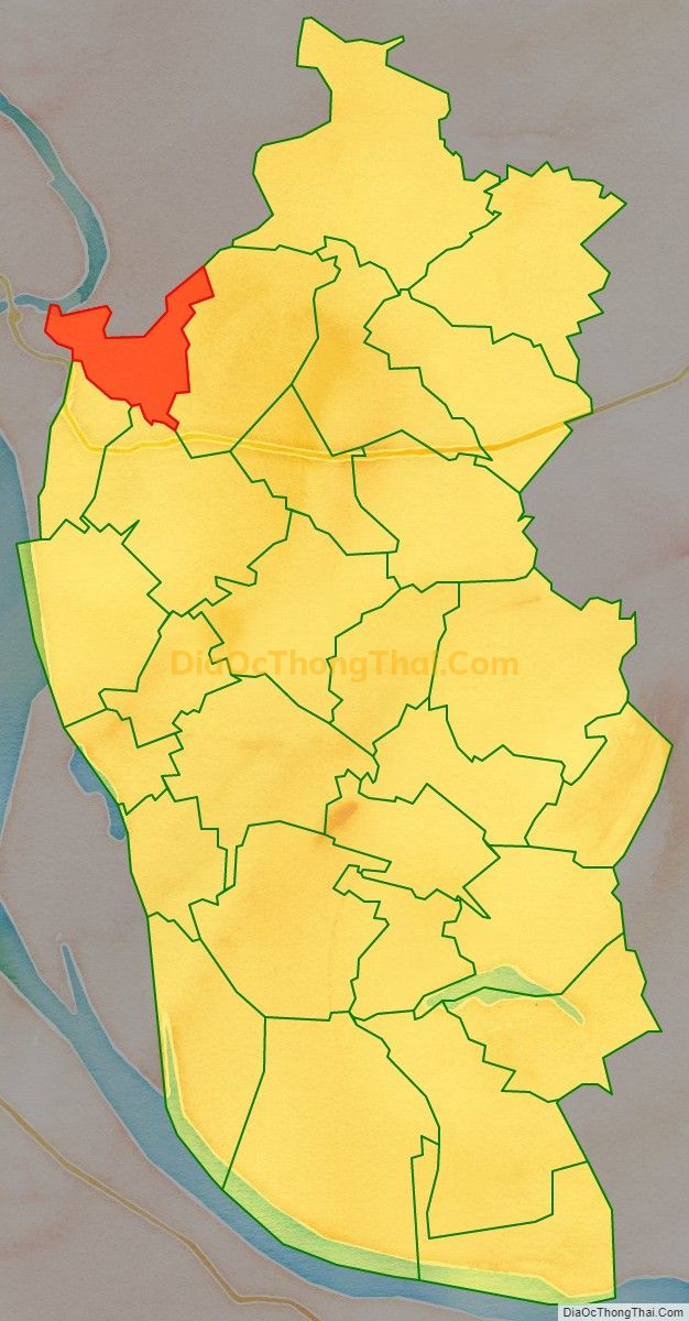 Bản đồ vị trí và địa giới hành chính Xã Việt Xuân, huyện Vĩnh Tường