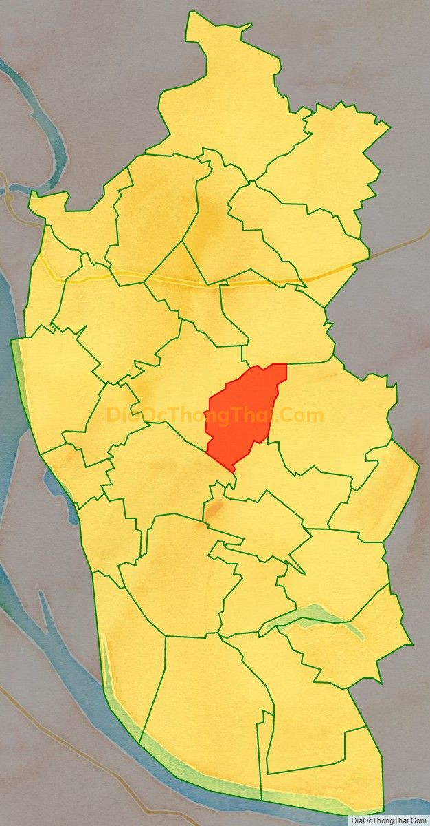 Bản đồ vị trí và địa giới hành chính Xã Vĩnh Sơn, huyện Vĩnh Tường