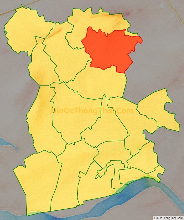 Bản đồ vị trí và địa giới hành chính Xã Bình Định, huyện Yên Lạc