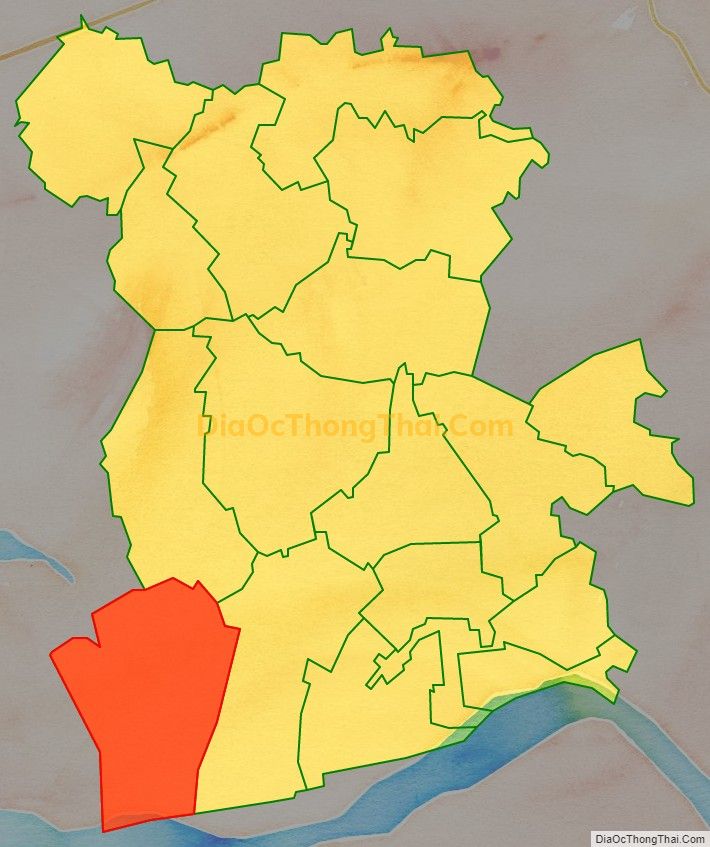 Bản đồ vị trí và địa giới hành chính Xã Đại Tự, huyện Yên Lạc