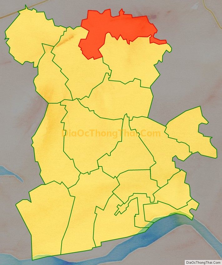 Bản đồ vị trí và địa giới hành chính Xã Đồng Cương, huyện Yên Lạc