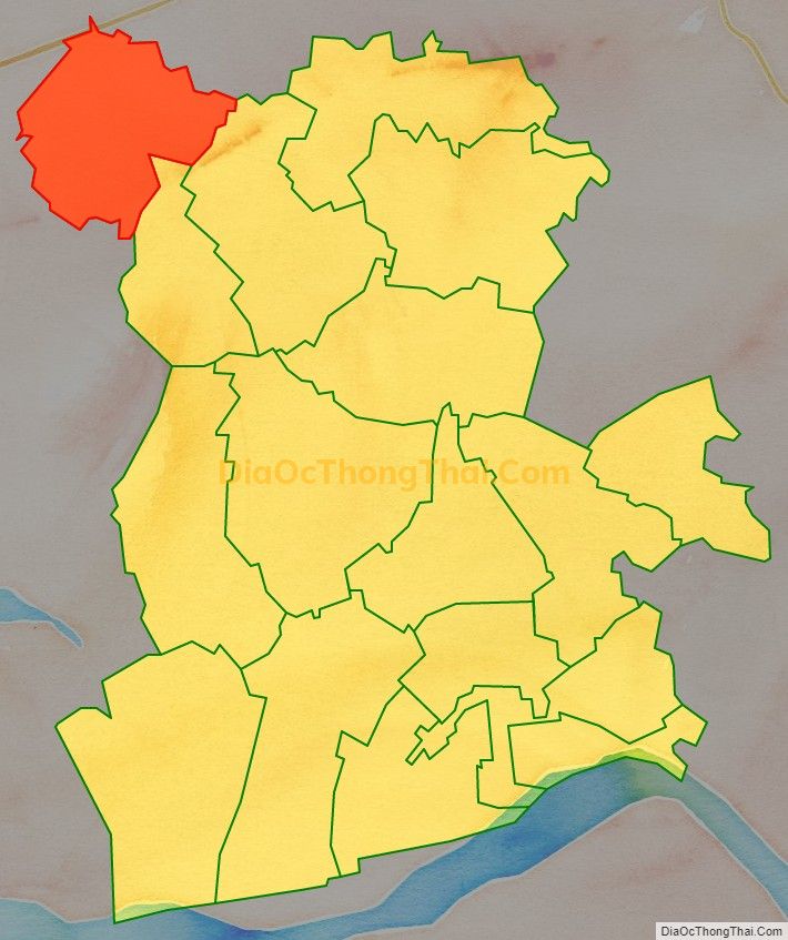 Bản đồ vị trí và địa giới hành chính Xã Đồng Văn, huyện Yên Lạc