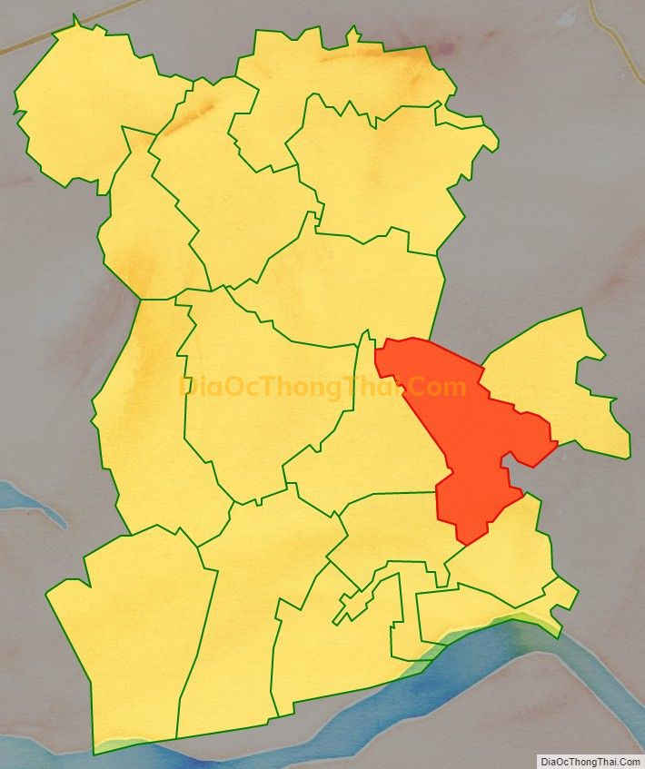 Bản đồ vị trí và địa giới hành chính Xã Nguyệt Đức, huyện Yên Lạc