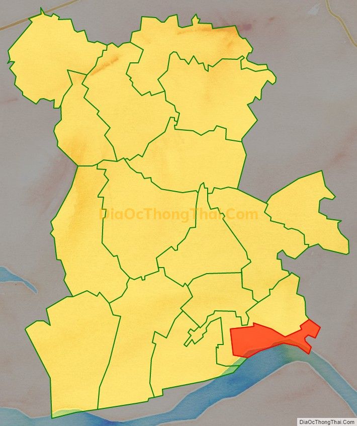 Bản đồ vị trí và địa giới hành chính Xã Trung Hà, huyện Yên Lạc