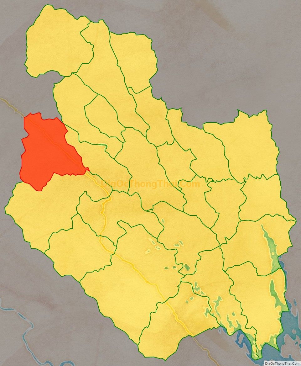 Bản đồ vị trí và địa giới hành chính Xã An Lạc, huyện Lục Yên