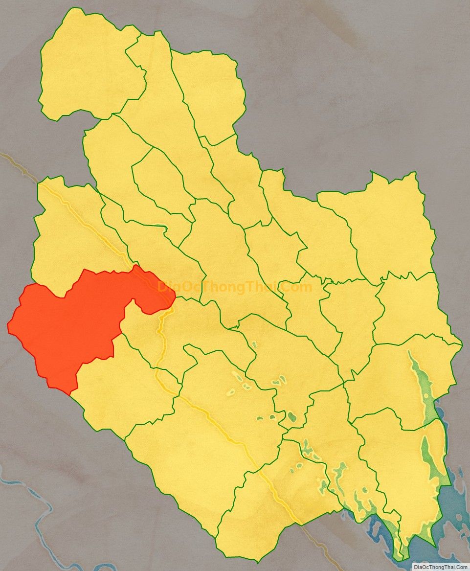 Bản đồ vị trí và địa giới hành chính Xã Khánh Hòa, huyện Lục Yên