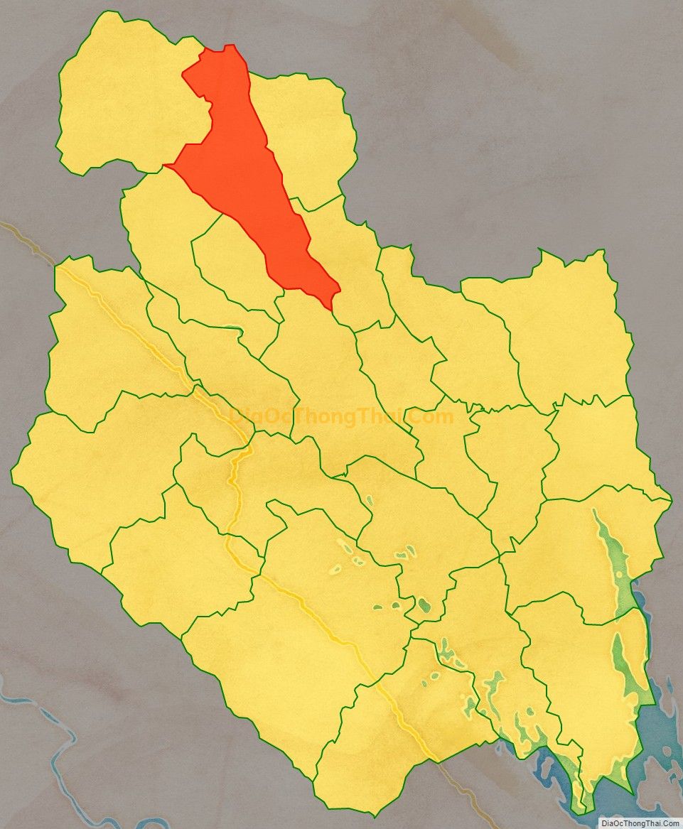 Bản đồ vị trí và địa giới hành chính Xã Lâm Thượng, huyện Lục Yên