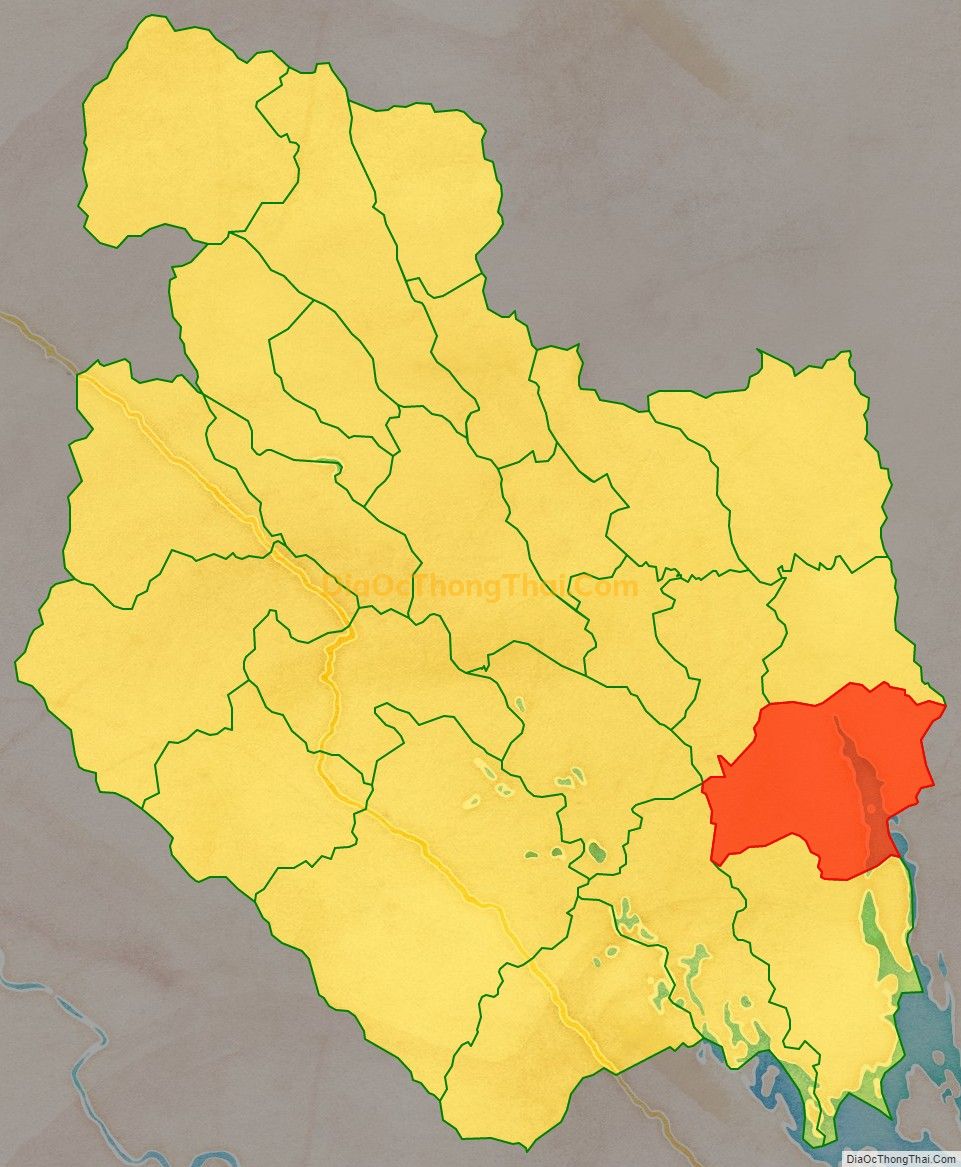 Bản đồ vị trí và địa giới hành chính Xã Minh Tiến, huyện Lục Yên