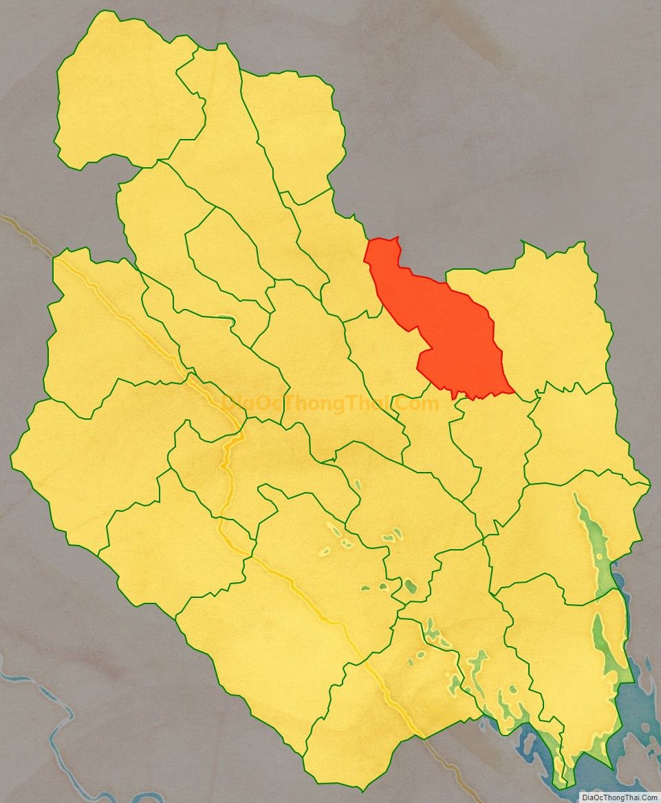 Bản đồ vị trí và địa giới hành chính Xã Minh Xuân, huyện Lục Yên