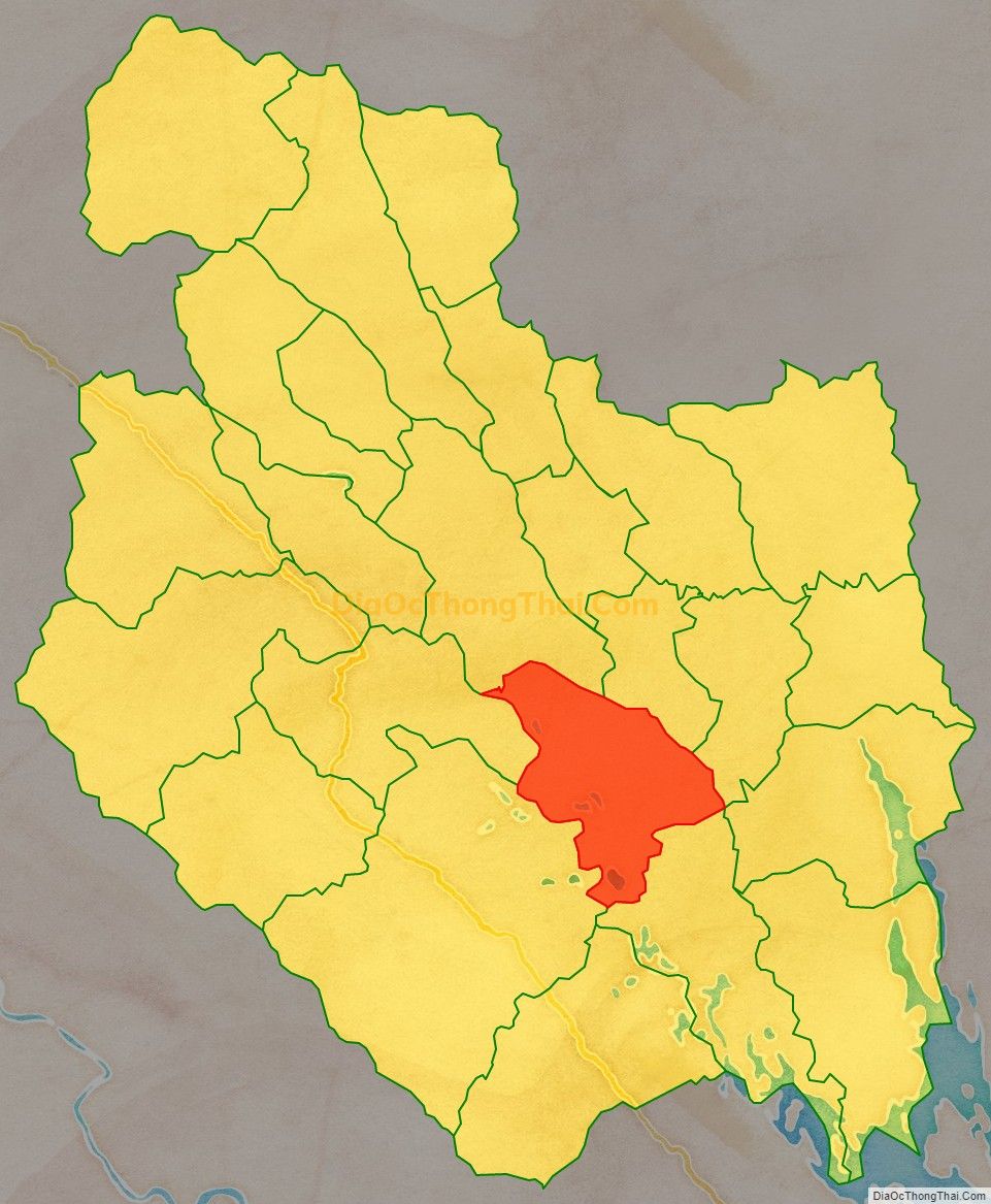 Bản đồ vị trí và địa giới hành chính Xã Tân Lập, huyện Lục Yên