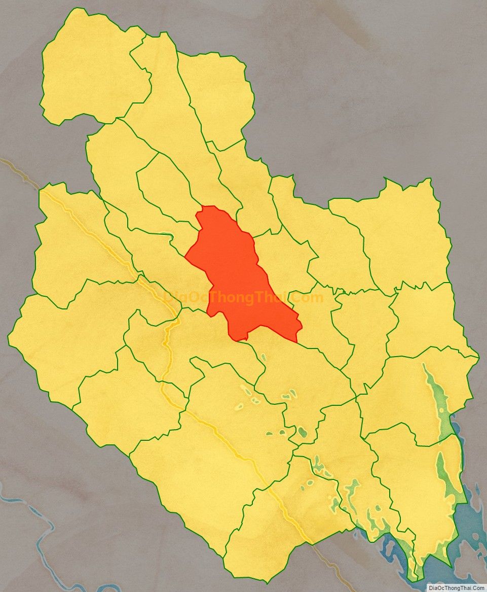 Bản đồ vị trí và địa giới hành chính Xã Tân Lĩnh, huyện Lục Yên