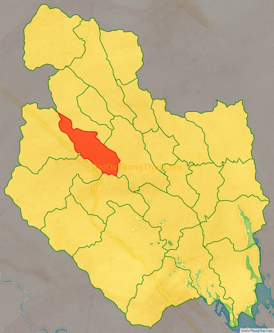Bản đồ vị trí và địa giới hành chính Xã Tô Mậu, huyện Lục Yên