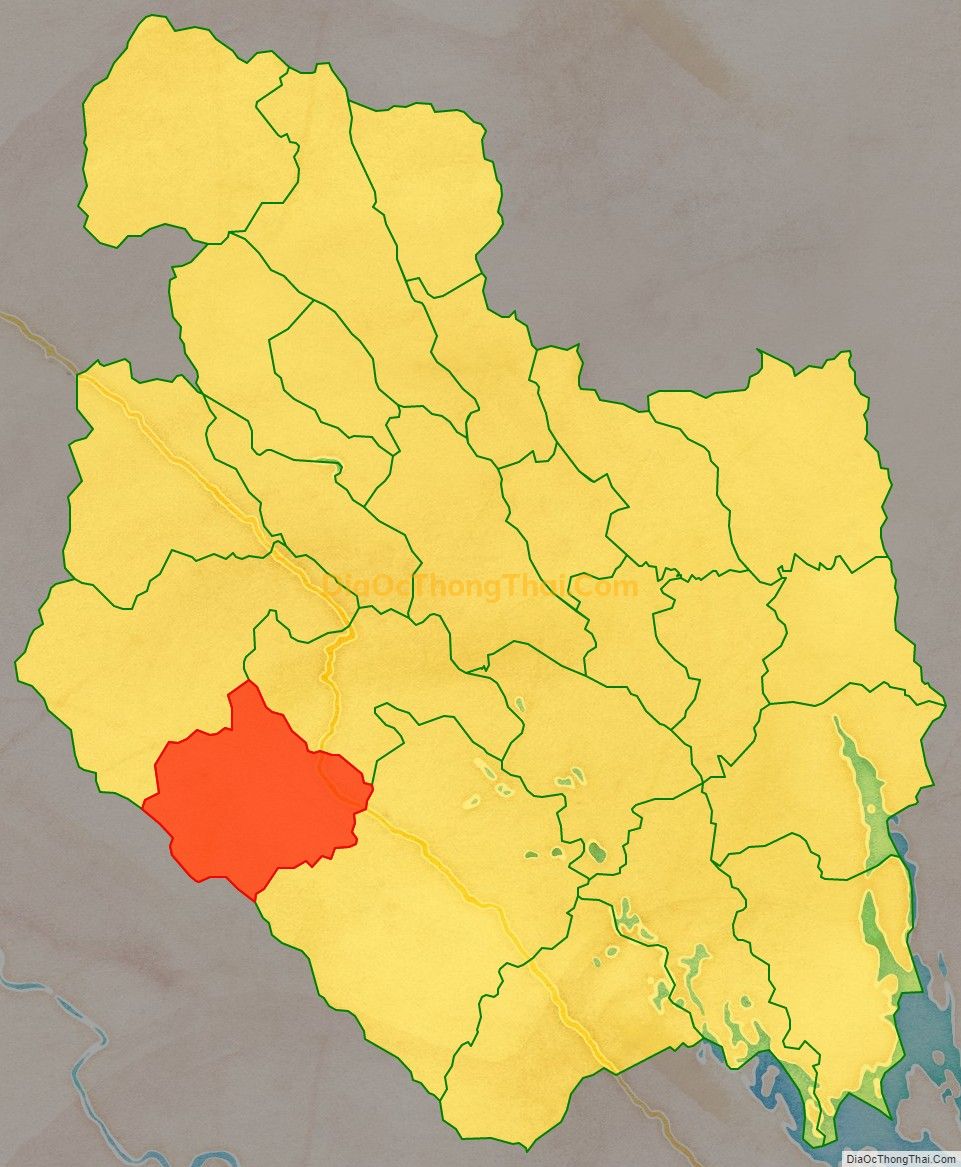 Bản đồ vị trí và địa giới hành chính Xã Trúc Lâu, huyện Lục Yên