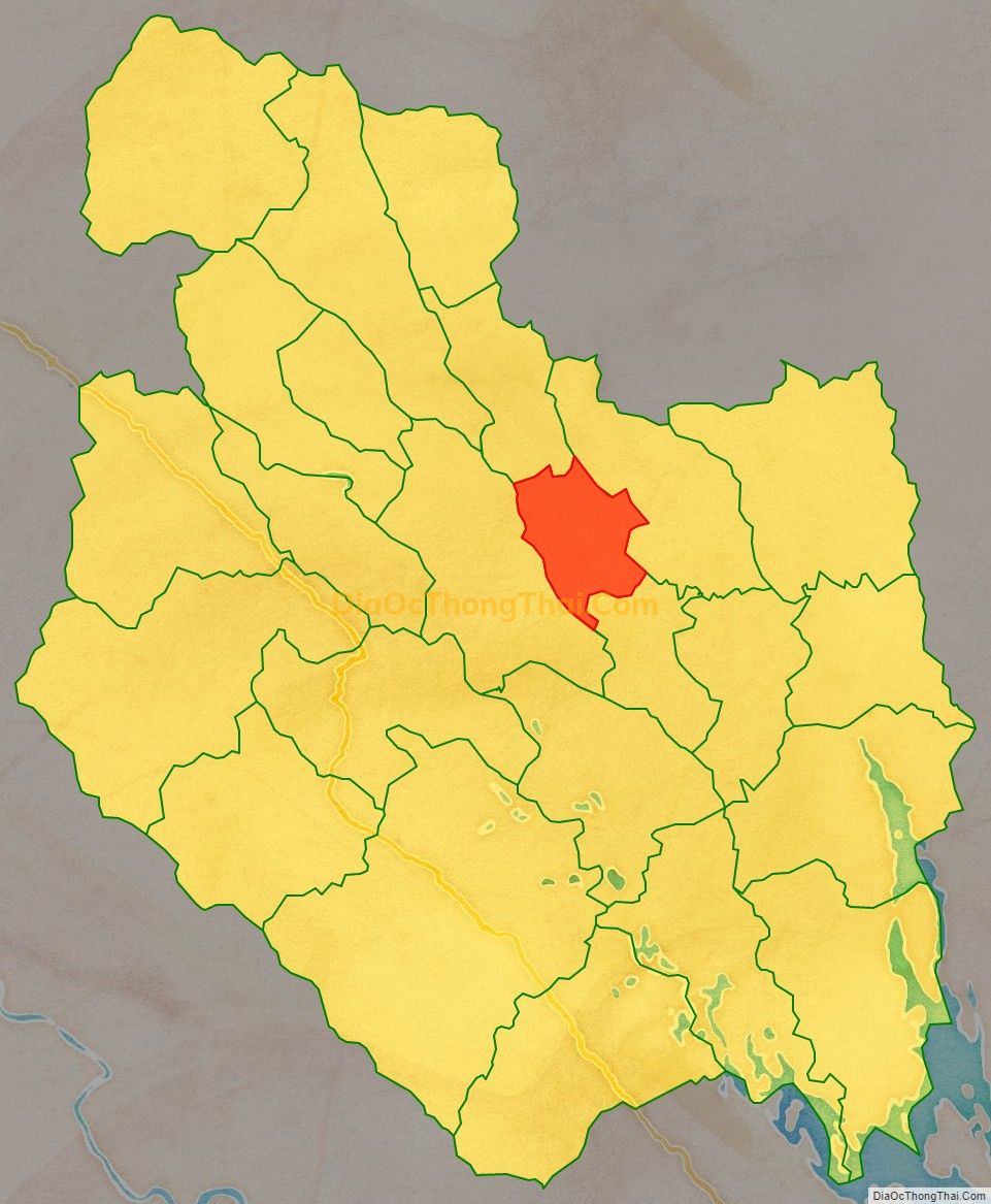 Bản đồ vị trí và địa giới hành chính Xã Yên Thắng, huyện Lục Yên