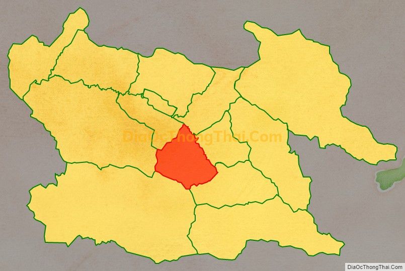 Bản đồ vị trí và địa giới hành chính Xã Dế Xu Phình, huyện Mù Cang Chải