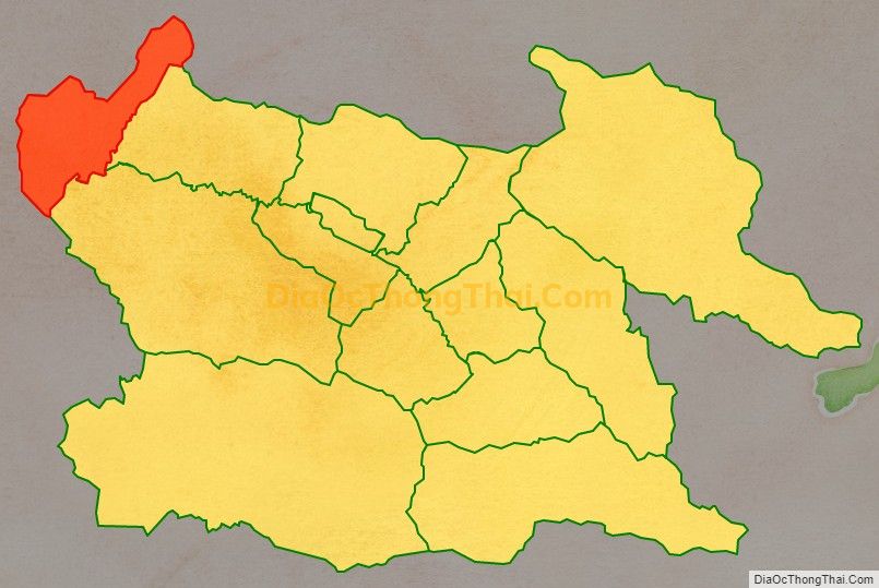 Bản đồ vị trí và địa giới hành chính Xã Hồ Bốn, huyện Mù Cang Chải
