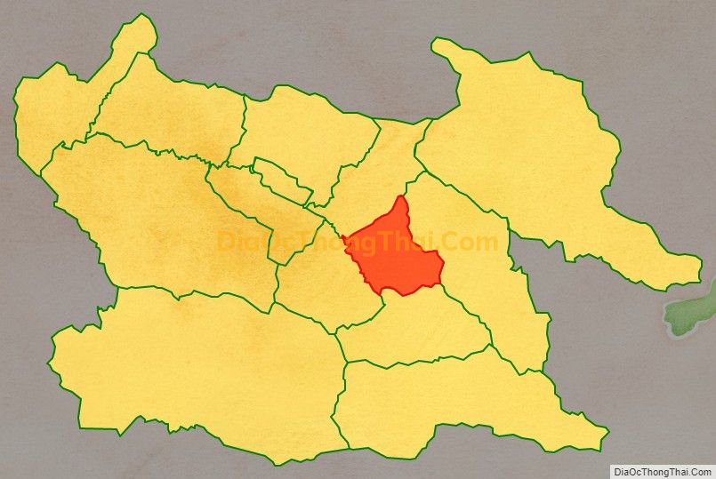 Bản đồ vị trí và địa giới hành chính Xã La Pán Tẩn, huyện Mù Cang Chải