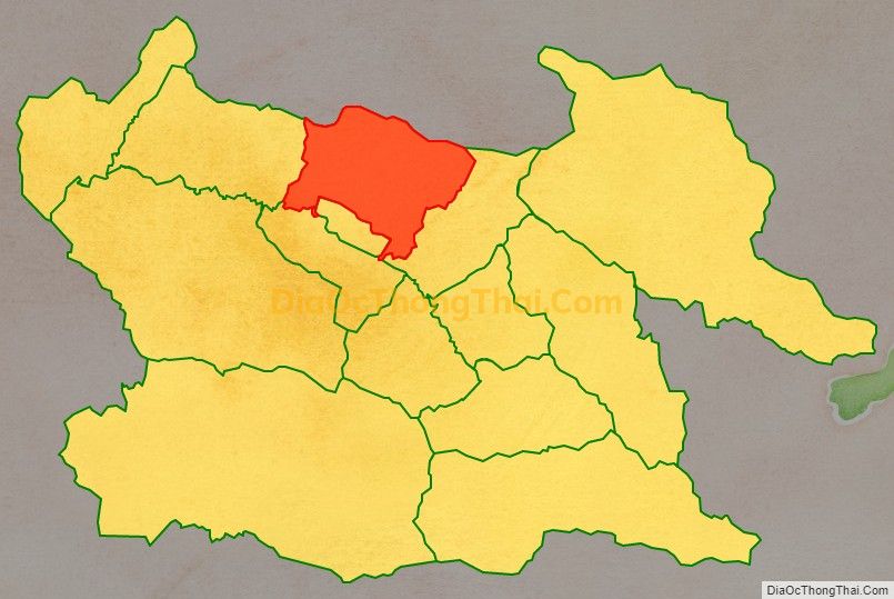 Bản đồ vị trí và địa giới hành chính Xã Mồ Dề, huyện Mù Cang Chải