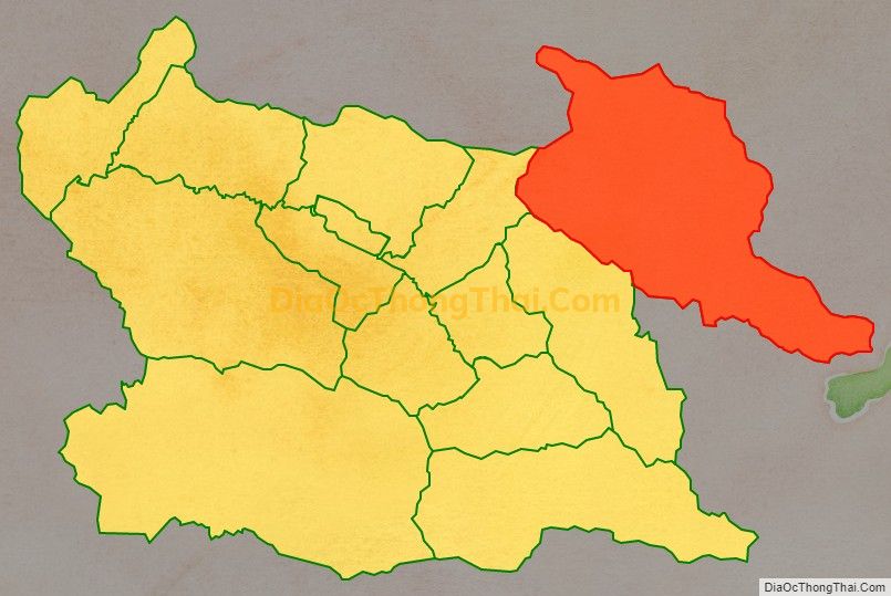 Bản đồ vị trí và địa giới hành chính Xã Nậm Có, huyện Mù Cang Chải