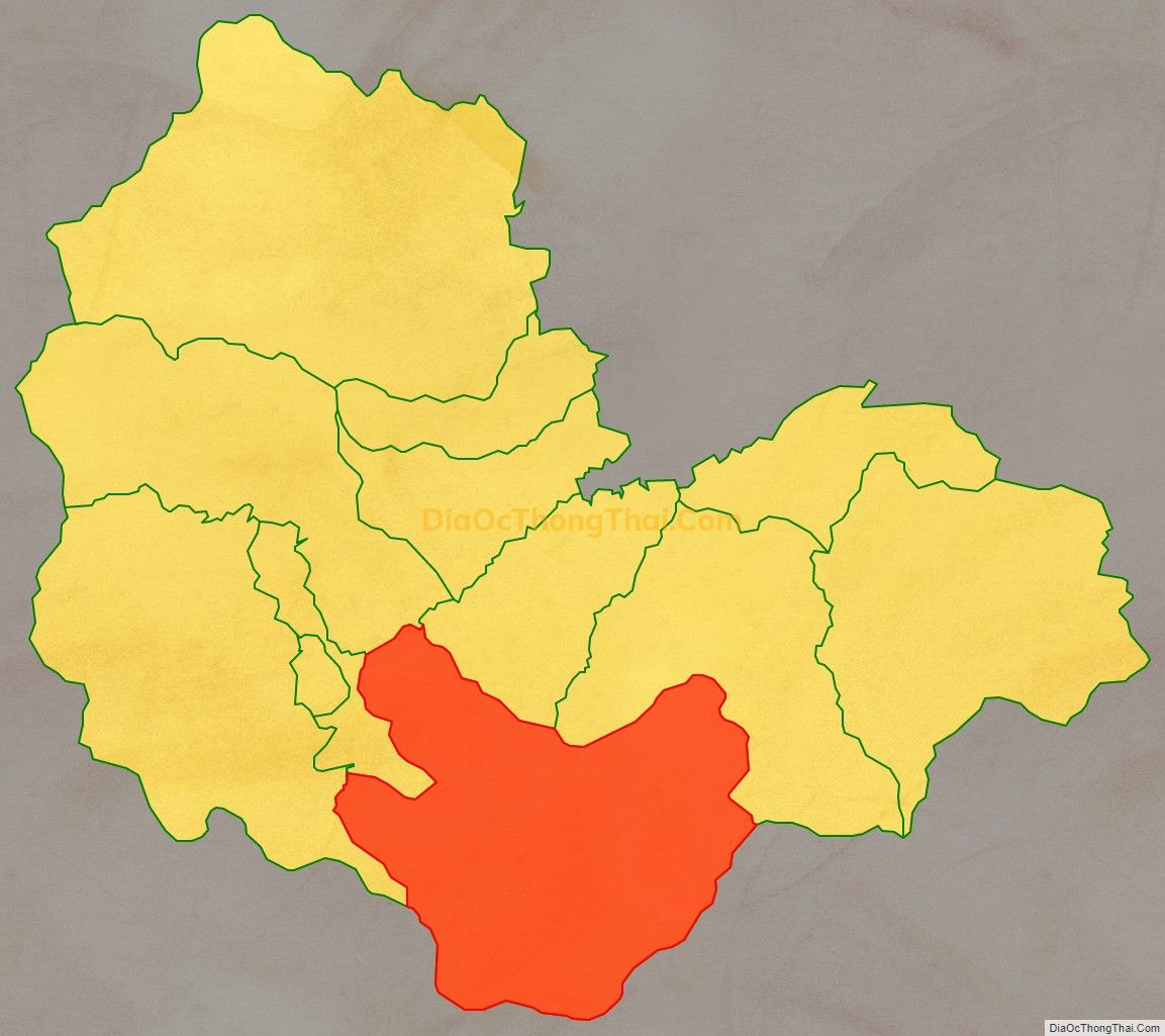 Bản đồ vị trí và địa giới hành chính Xã Bản Mù, huyện Trạm Tấu