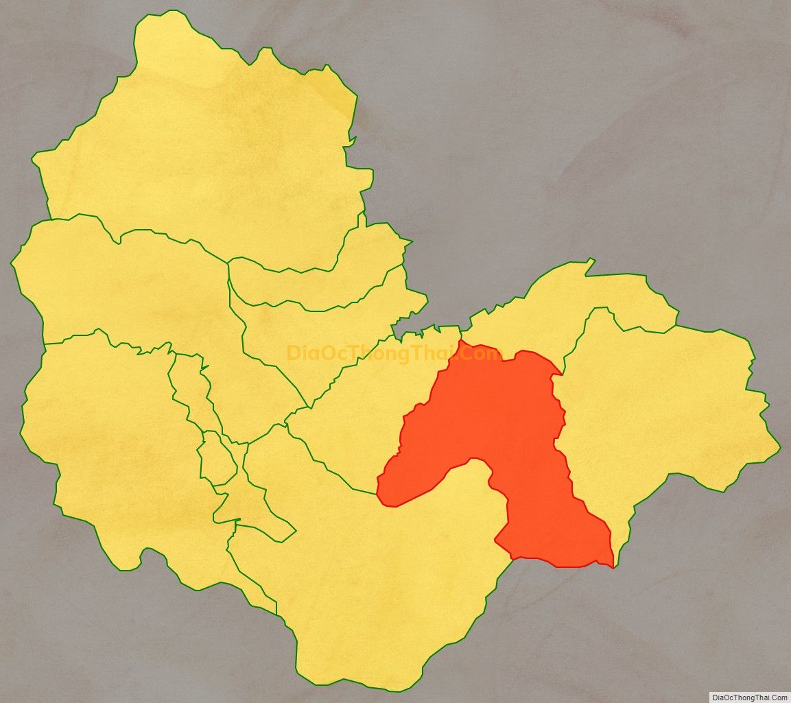 Bản đồ vị trí và địa giới hành chính Xã Làng Nhì, huyện Trạm Tấu