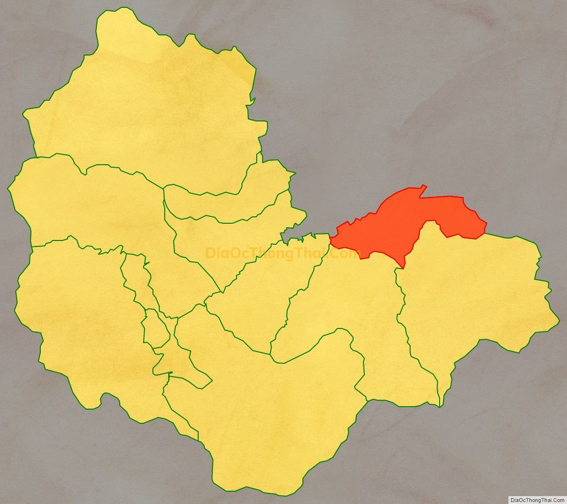 Bản đồ vị trí và địa giới hành chính Xã Phình Hồ, huyện Trạm Tấu