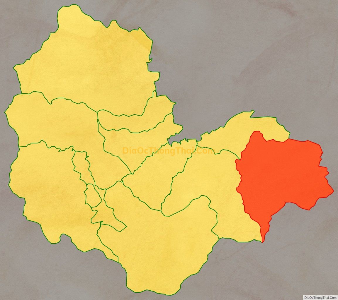 Bản đồ vị trí và địa giới hành chính Xã Tà Si Láng, huyện Trạm Tấu