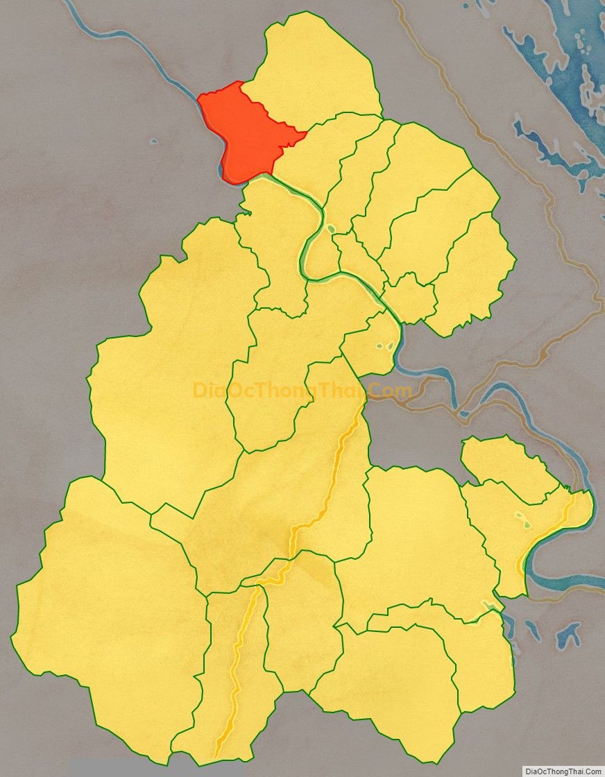 Bản đồ vị trí và địa giới hành chính Xã Báo Đáp, huyện Trấn Yên