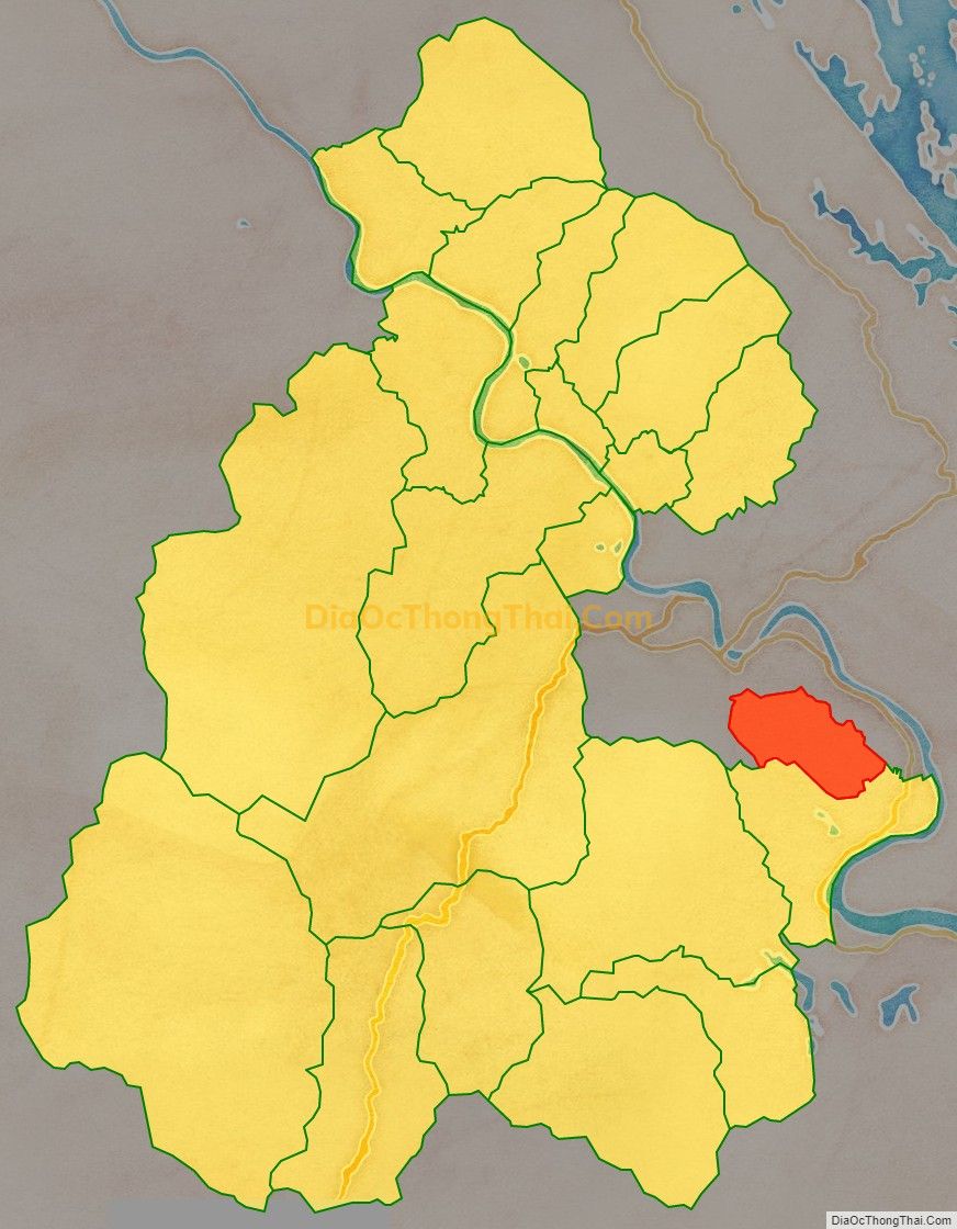 Bản đồ vị trí và địa giới hành chính Xã Bảo Hưng, huyện Trấn Yên
