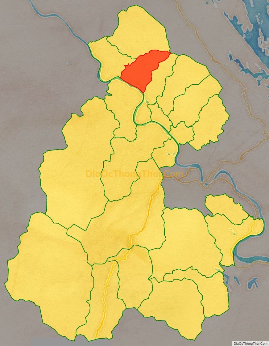 Bản đồ vị trí và địa giới hành chính Xã Đào Thịnh, huyện Trấn Yên