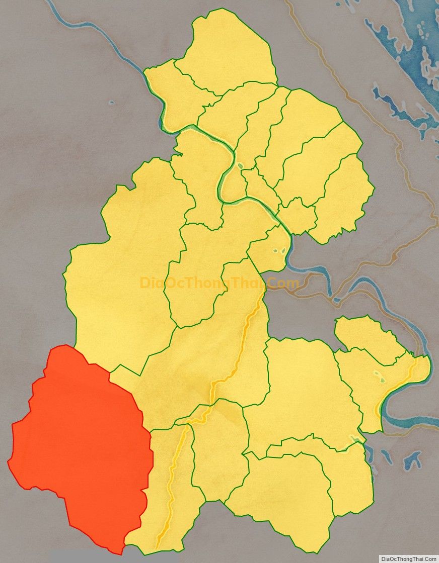 Bản đồ vị trí và địa giới hành chính Xã Hồng Ca, huyện Trấn Yên