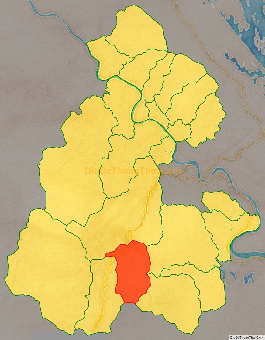 Bản đồ vị trí và địa giới hành chính Xã Hưng Thịnh, huyện Trấn Yên