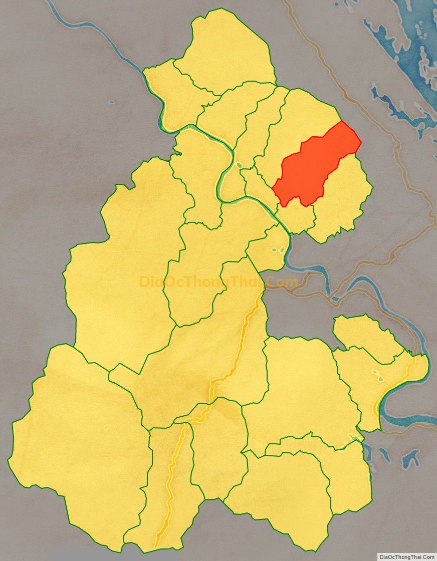 Bản đồ vị trí và địa giới hành chính Xã Minh Quán, huyện Trấn Yên