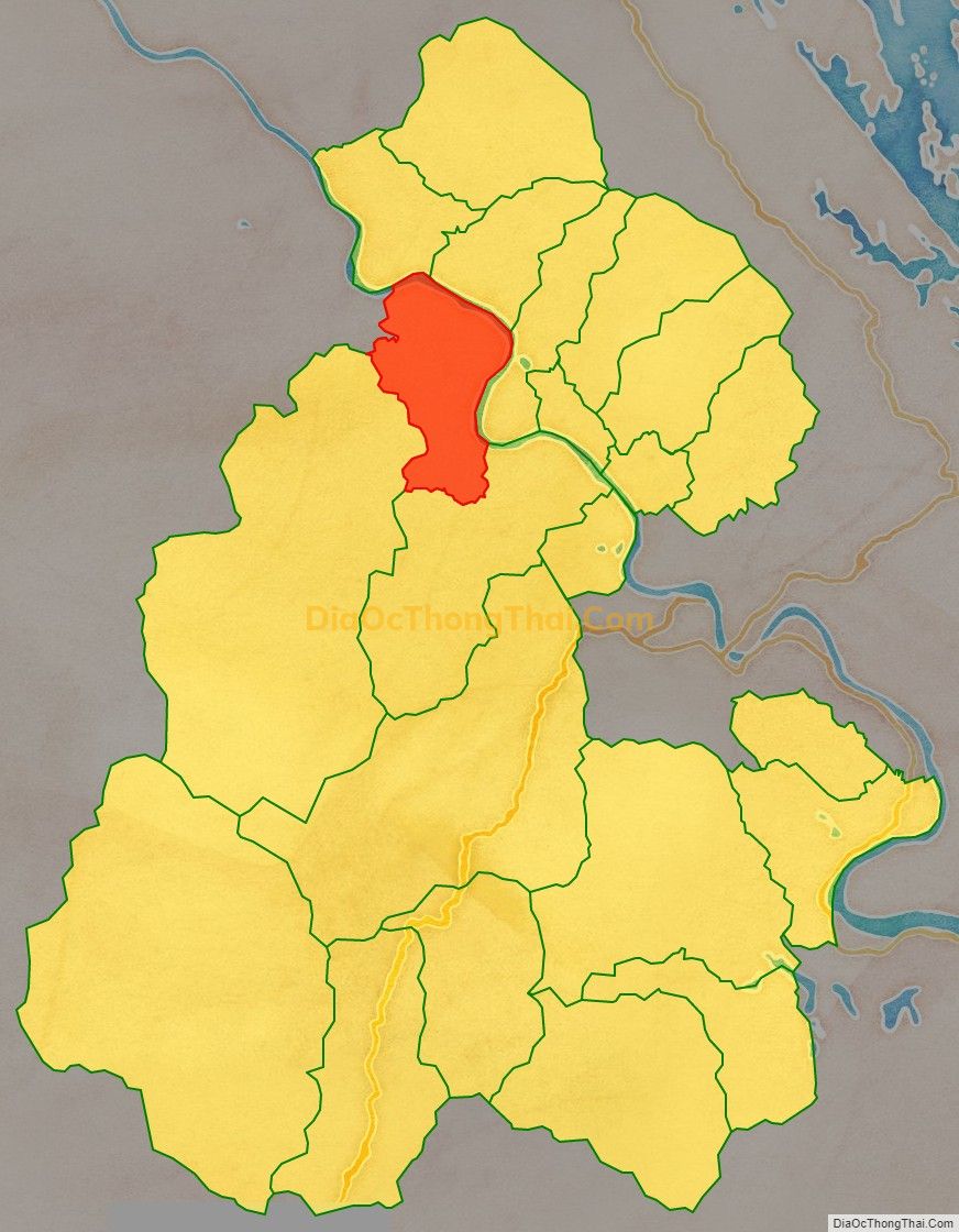 Bản đồ vị trí và địa giới hành chính Xã Quy Mông, huyện Trấn Yên