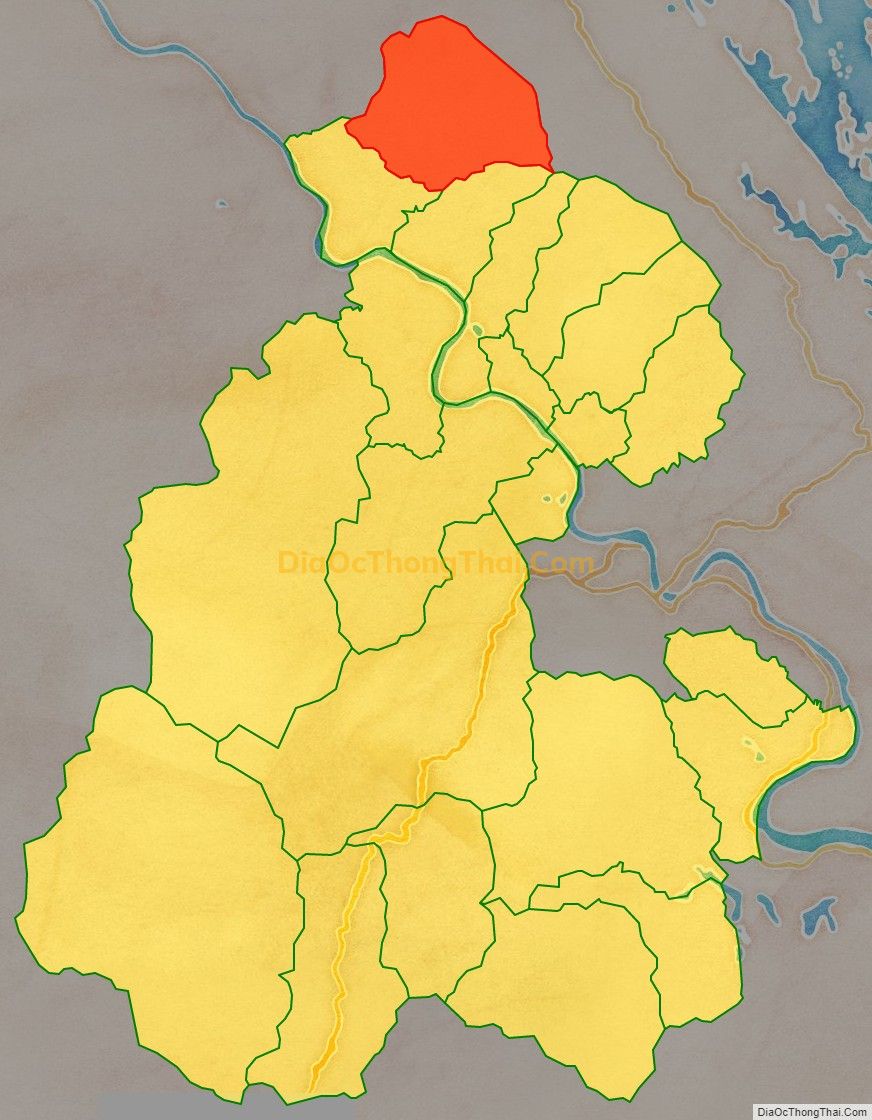Bản đồ vị trí và địa giới hành chính Xã Tân Đồng, huyện Trấn Yên