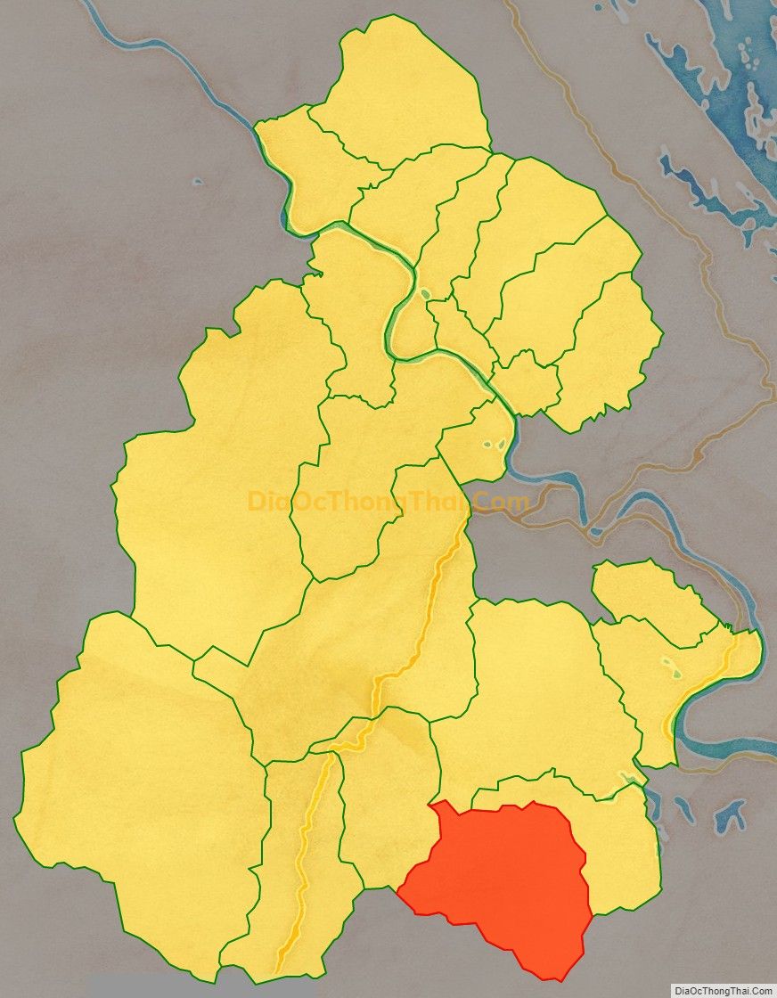Bản đồ vị trí và địa giới hành chính Xã Việt Hồng, huyện Trấn Yên