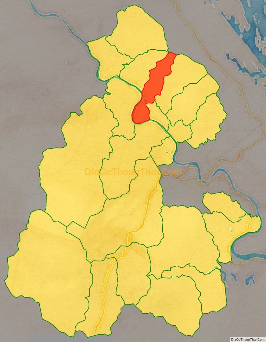 Bản đồ vị trí và địa giới hành chính Xã Việt Thành, huyện Trấn Yên
